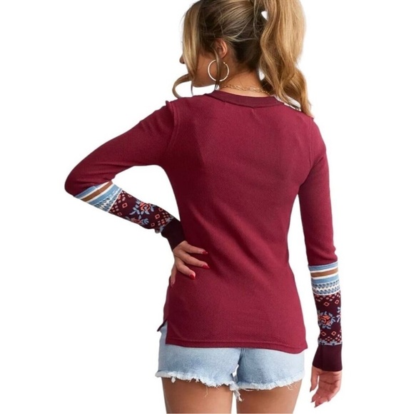 NWT Free People Mikah Layering Cuff Wine Combo - Picture 7 of 12